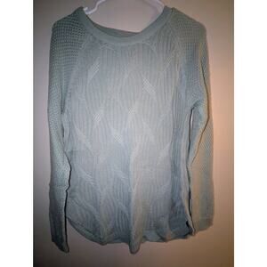 NWT Sonoma Cable Knit Sweater in Sage Green